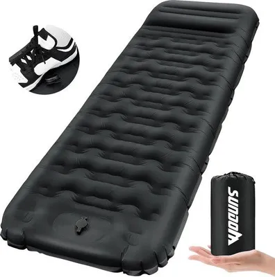 Produktbild von Famanu Isomatte Ultralight mit Fußdruckpumpe - 12 cm dick