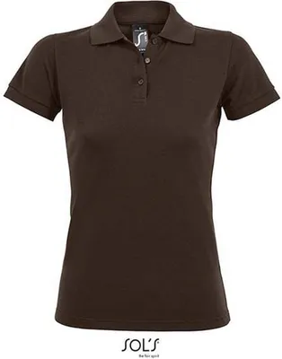 Produktbild von SOLs 00573 | Damen Polo Shirt Prime - Farbe: Chocolate - Größe: S
