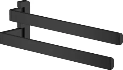 Produktbild von Handtuchhalter AXOR UNIVERSAL zweiarmig mattschwarz mattschwarz