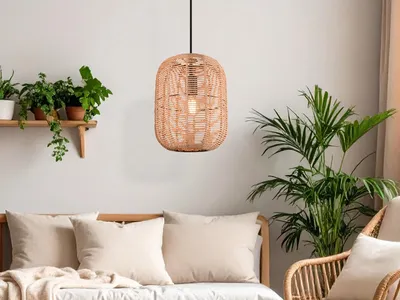 Produktbild von TRIO-Leuchten Hängeleuchte RUNA DH 25x150 cm braun Hängelampe Pendelleuchte