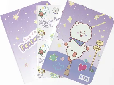 Zdjęcie produktu dla Zeszyt A6 Bt21 Rj W Linie Kropki Gładki Do Szkoły Zestaw 3Szt, 32 Kartki