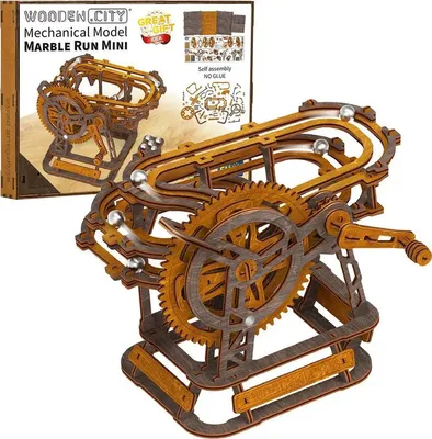 Produktbild von Wooden.City Murmelbahn Holz Marble Run mini Lernspielzeug
