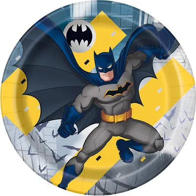 Produktbild von Pappteller Batman, Ohne Plastik, 23 cm