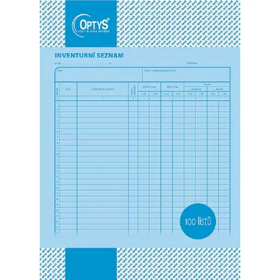 Produktbild von 1049 - Inventarliste A4, 100 Blatt
