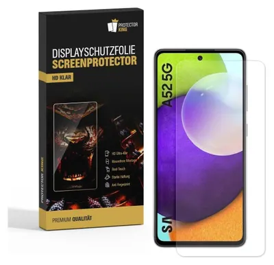 Produktbild von 2x Displayschutzfolie für Samsung Galaxy A52 Displayfolie Schutzfolie HD KLAR