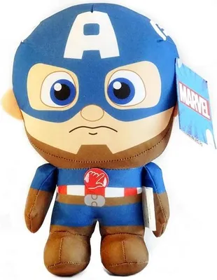 Zdjęcie produktu dla Marvel Avengers Kapitan Ameryka pluszowy dźwięk 30 cm