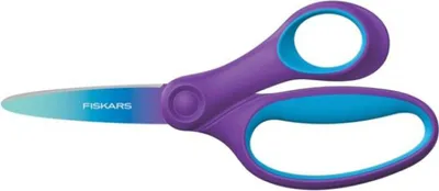Zdjęcie produktu dla Fiskars 1067852, Dziecko, Proste cięcie, Pojedyńczy, Niebieski, Fioletowy, Praworęczny, 8 lat(a)