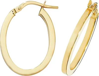 Produktbild von 9 Karat (375) Gold Damen - Paar Creolen - 23mm*2mm; TRS38437