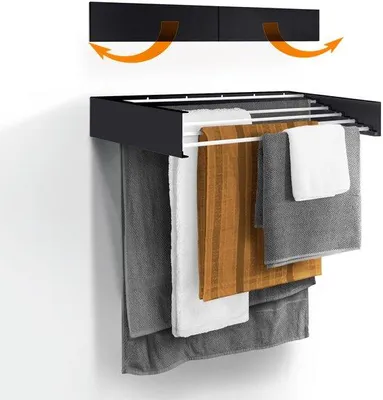 Obrázek produktu pro Kompaktní šedý skládací sušák na prádlo, 100 cm
