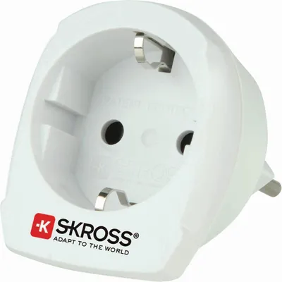 Obrázok produktu pre Skross 1.500206-E, Typ J(ŠVAJ), Univerzálne, Typ C (Európska koncovka), Typ G (VB), Typ I(RAK), Typ J(ŠVAJ), Typ L(TAL), Typ N (BR), 100-250 V, 10 A, Biela