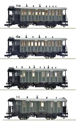 Productafbeelding van Roco, set van 4 personenwagens, K.Bay.Sts.B. - 6200197