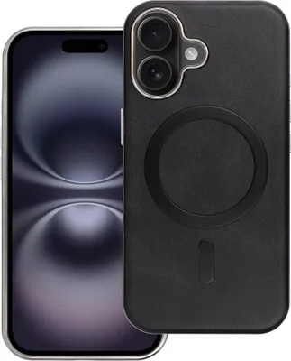 Produktbild von Case for iPhone 16 Gentleman Mag Cover compatible with MagSafe black