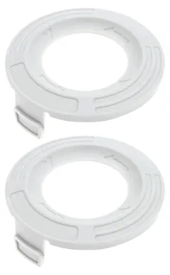 Produktbild von Trimmerfaden-Spulenabdeckung, 79,3 x 23,7 mm, weiß, 2 Stück