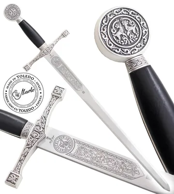 Produktbild von Excalibur-Schwert mit einer Silber Edition Marto 77 cm