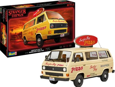 Zdjęcie produktu dla Revell „Stranger Things“ Argyle’s VWT3 Surfer Boy Pizza V 1:25