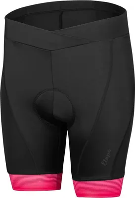 Zdjęcie produktu dla Spodenki Etape Livia 2.0 damskie elastyczna talia z wkładką czarno-różowe Rozmiar 2XL 2433821-XXL