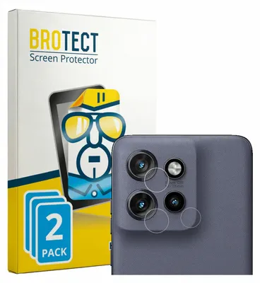 Produktbild von 2x Für Motorola Edge 60 Neo (NUR Kameraschutz) Schutzfolie BROTECT Displayschutz Display Schutz Folie Klar Transparent
