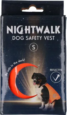 Obrázok produktu pre Bezpečnostná vesta pre psov Nightwalk Orange Small