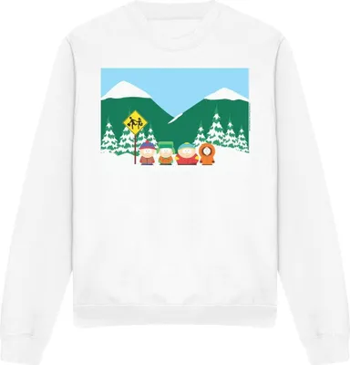 Obrázek produktu pro South Park - Mikina "Autobusová zastávka" pro muže/dámy Uni TV13265 (XL) (Bílá)