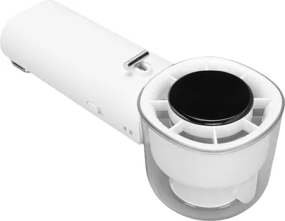 Zdjęcie produktu dla Przenośny wentylator ręczny Cichy 3600mAh Zasilany bateryjnie 128 prędkości Osobisty mini wentylator podróżny do Camping Beach Outdoor Indoor 2.36x2.19x6.38in Biały