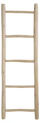 Zdjęcie produktu dla Drabina dekoracyjna z naturalnego drewna tekowego 50x150 cm
