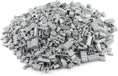 Produktbild von LEGO® Steine Sondersteine Gemischt Hellgrau NEU! Menge 50x – Jede Mischung individuell zusammengestellt