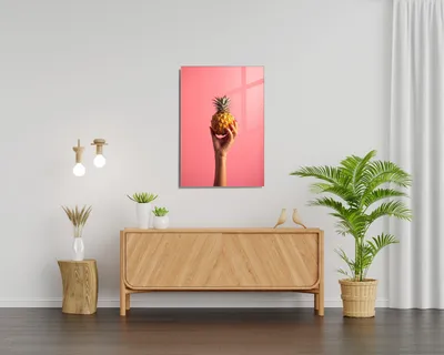 Image de Wallity, UV-707 - 45 x 65, Peinture décorative en verre trempé, Multicolore, 100 % verre trempé, 45 x 65 cm