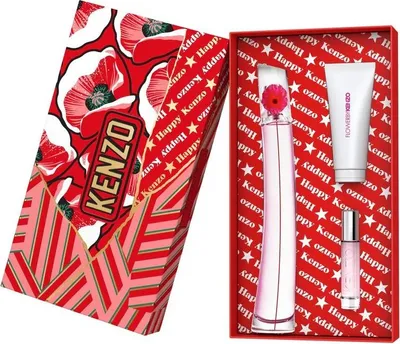 Produktbild von Flower by Kenzo Mohnblumenstrauß Set 100ml + 75ml + 10ml