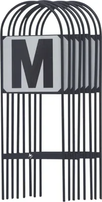 Produktbild von Premiere Dressurmarkierungen 815100b001000 Schwarz  Schwarz One Size