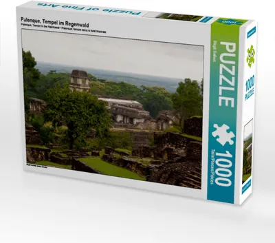 Produktbild von Calvendo Palenque, Tempel im Regenwald 1000 Teile Puzzle quer 640x480mm, Seifert Birgit; 7442853