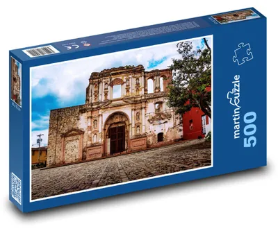 Produktbild von Puzzle 500 Ruinen einer antiken Kirche - martinpuzzle