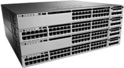 Produktbild von Cisco Catalyst WS-C3850-48U-E, Managed, L3, Gigabit Ethernet (10/100/1000), Power over Ethernet (PoE), Rack-Einbau