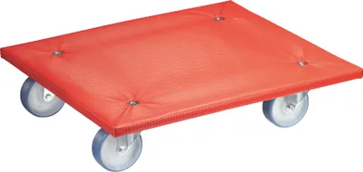 Produktbild von WAGNER Transporthilfe ANTI-RUTSCH - 59 x 49 x 14 cm, Bespannung & Rollen ultrasoft Ø 100 mm, Tragkraft 400 kg - 20139701