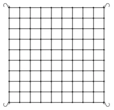 Immagine prodotto di Rete per idrocoltura con ganci, dimensioni 90 x 90 cm