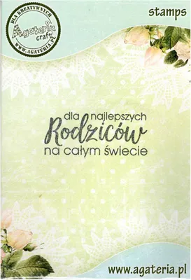 Zdjęcie produktu dla Stempel polimerowy - Dla najlepszych Rodziców... - Agateria