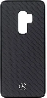 Produktbild von Mercedes-Benz silicon back cover Dynamic Line for Galaxy S9 Plus - Black (3700740427019)