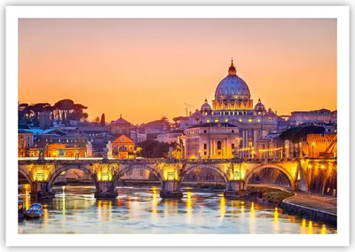 Produktbild von Poster - Poster ohne Rahmen - Rom Italien Basilika Geschichte - 100x70 cm - Wand Bild - Wanddeko - Wandbilder - Kunstposter - Wandposter - Bilder - Kunstdruck - Wandbild - P2XAA100x70-2704