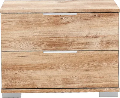 Produktbild von Schlafzimmer Nachttisch Nachtschrank in Plankeneiche Nb. ELSTRA-43, B/H/T ca. 52/40/38 cm