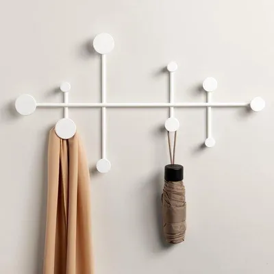 Obrázek produktu pro Moderní minimalistické nástěnné háčky Unyqoos ® pro stylové ukládání věcí doma
