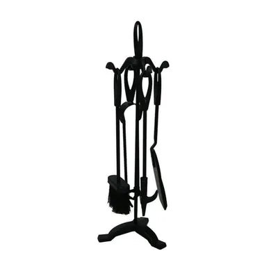 Obrázok produktu pre Krbové náradie so stojanom, cierne kovové, 61cm - 203BL
