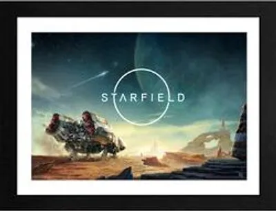 Immagine prodotto di Starfield - Atterraggio - Stampa d'arte incorniciata