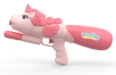 Produktbild von Wiky Wasserpistole Einhorn 36 cm Rosa Kinder Spritzpistole