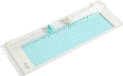 Obrázek produktu pro JIELISI řezačka papíru, řemeslná řezačka papíru, 2 řezací hlavy pro rovné a rýhovací papíry, délka řezu 12,2 palce s měřením a řezací podložkou pro řezání papíru/voucherů/fotografií/pohlednic/scrapbookingu/kartiček, scrapbookingu, kancelářských potřeb a potřeb pro domácnost