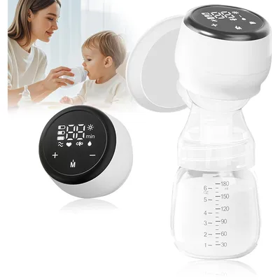 Produktbild von Elektrische milchpumpe,milchpumpen,wiederaufladbare,360°-Drehung,4 Modi, 15 Einstellstufen,Weiß
