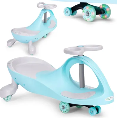 Immagine prodotto di Veicolo a gravità per bambini con ruote LED blu ECOTOYS
