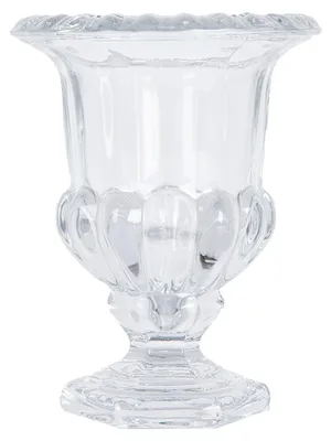 Image de Clayre & Eef Vase Ø 12x15 cm Verre transparent