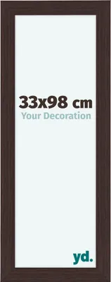 Produktbild von Bilderrahmen, 33x98 cm, Eiche Dunkel, MDF, Como