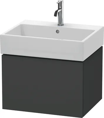 Produktbild von Duravit Waschtischunterbau L-CUBE 394x584x459mm graphit matt