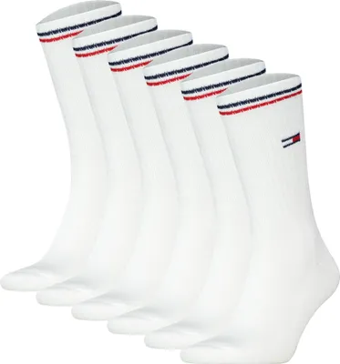Produktbild von TOMMY HILFIGER Uni Sportsocken, 6er Pack - UNI Iconic Sock, Tennissocken Weiß 39-42