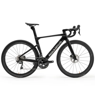 Produktbild von ROCKBROS PGZ-RH Rennrad 700C Carbon Frame mit 24 Gang(2*12) Shimano 105 R7170 Di2, Mattschwarz XXL